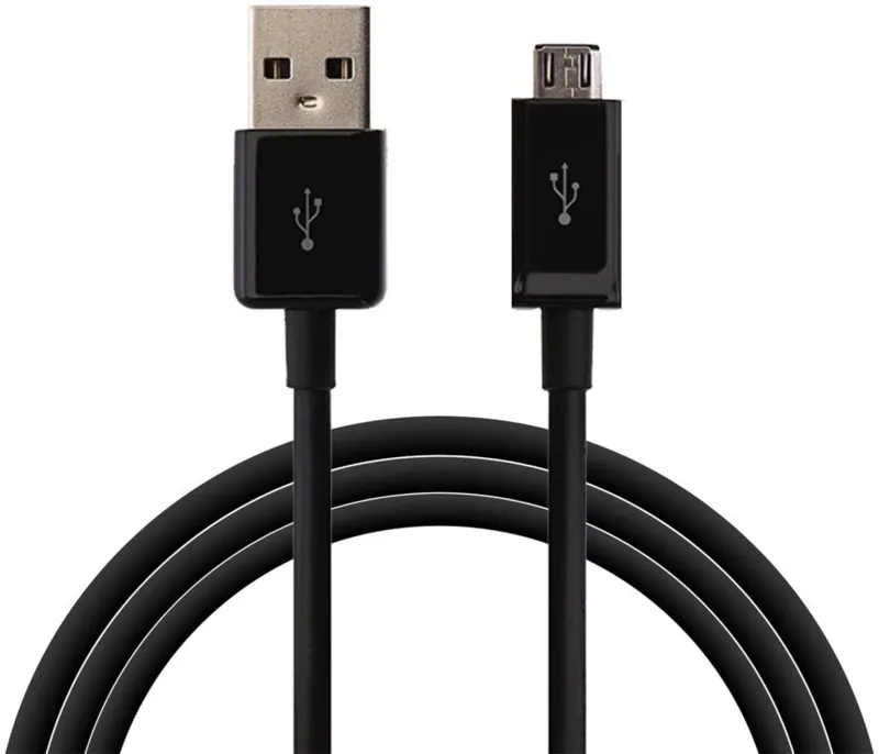 USB-A till Micro-USB-kabel 1 meter Svart
