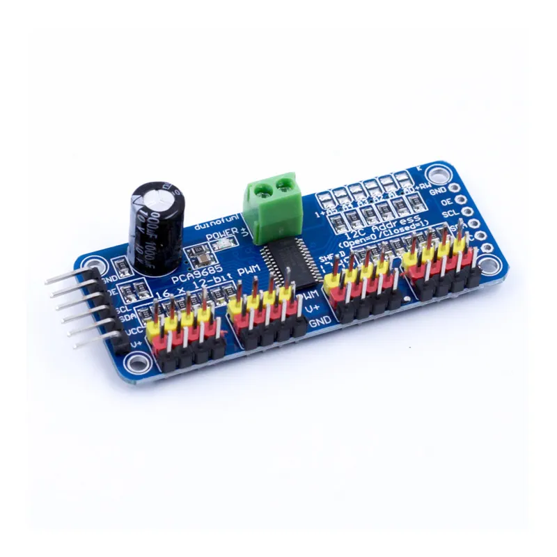 16-kanals 12-bitars PWM-servodrivare I2C