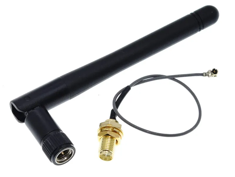 2.4Ghz WiFi-antenn med SMA till uFL Ipex-kontakt