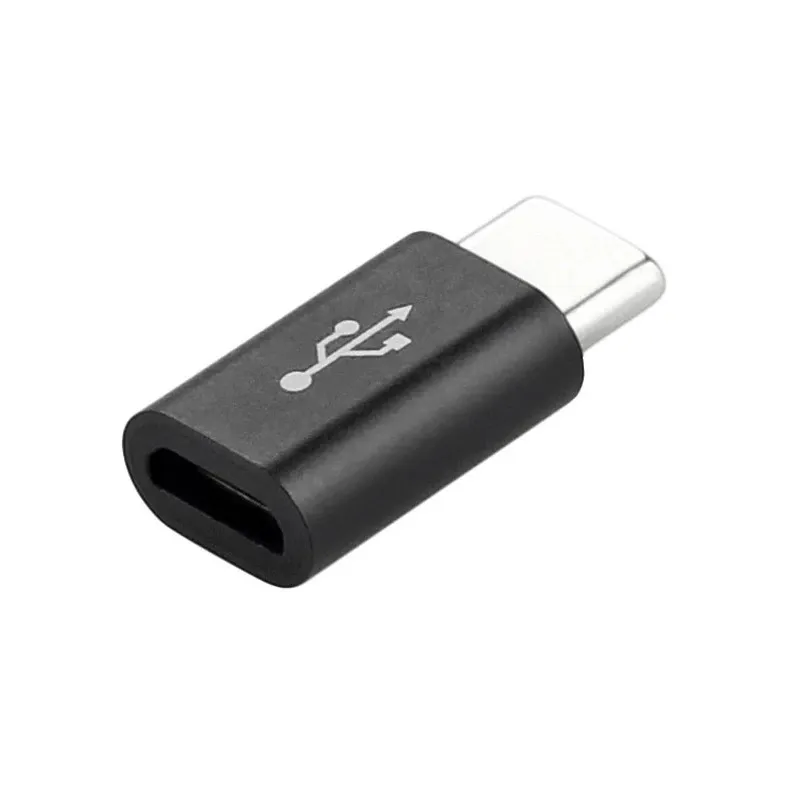 USB-C hane till Micro-USB hona adapter vit