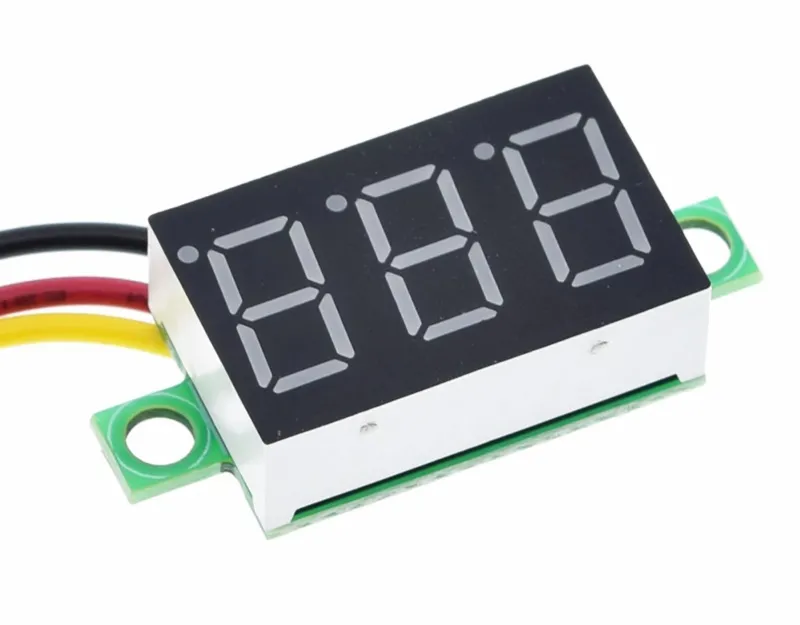 Voltmeter 0V-100V Grön