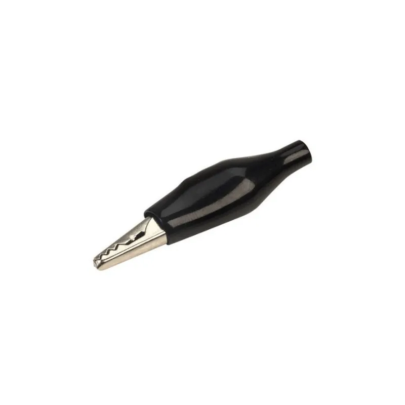 Krokodilklämma 45mm Svart