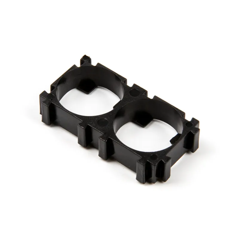 2x 18650 batterihållare med omkopplingsbar klämma