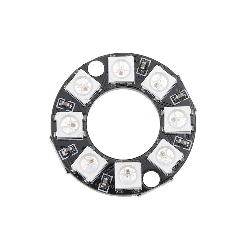 8-bitars RGB-LED WS2812b cirkel rund (Neopixel)