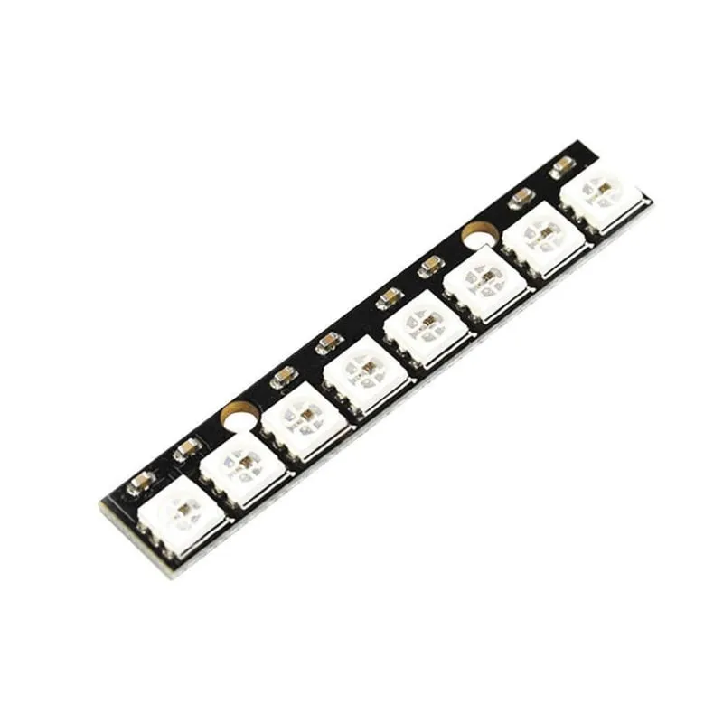 8-bitars RGB-LED WS2812b på kretskort