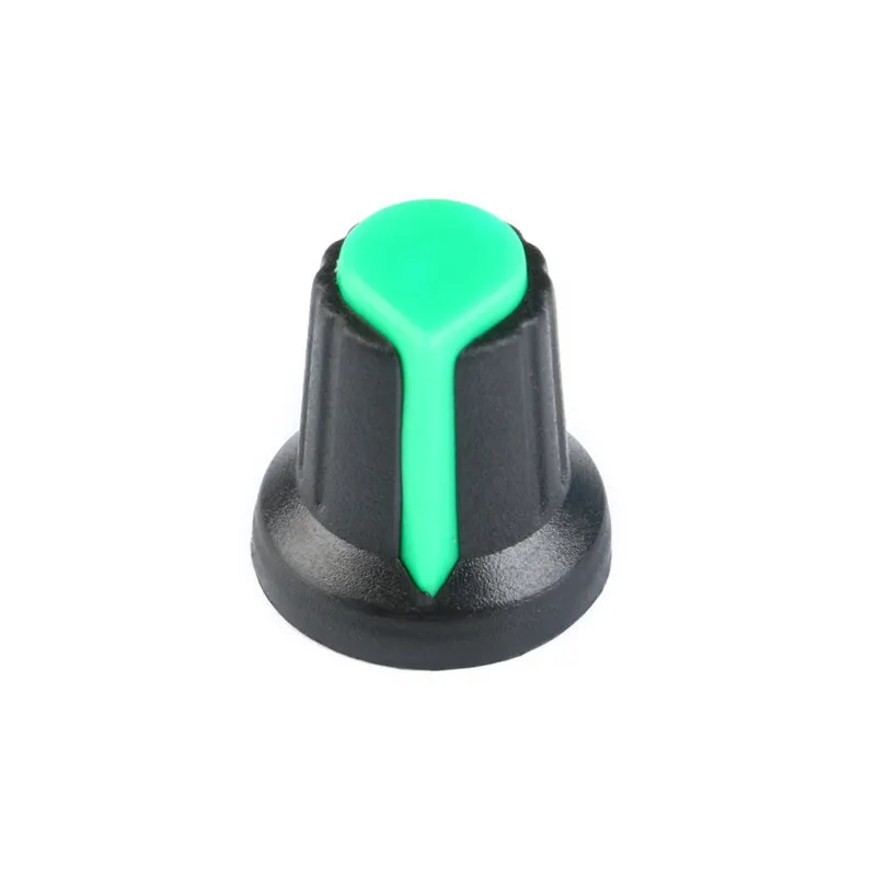 Knopp för potentiometer Grön 15mm 17mm