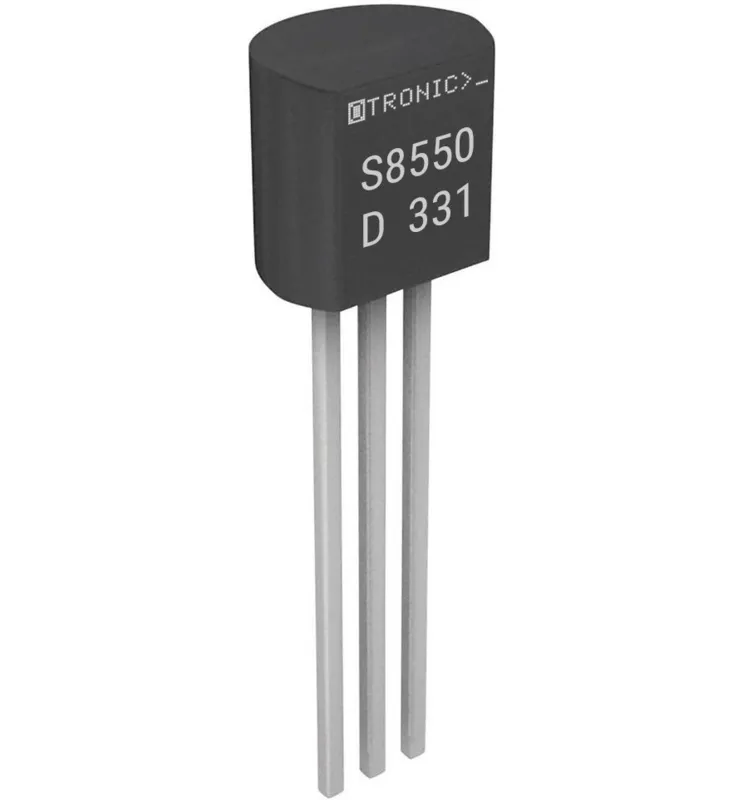 PNP-transistor S8550 D331 25V 0.5A 100MHz 1W TO-92