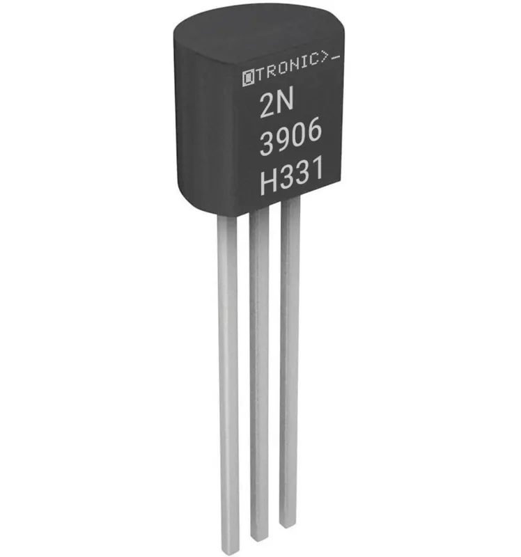 PNP-transistor 2N3906 H331 40V 200mA 200MHz 625mW TO-92
