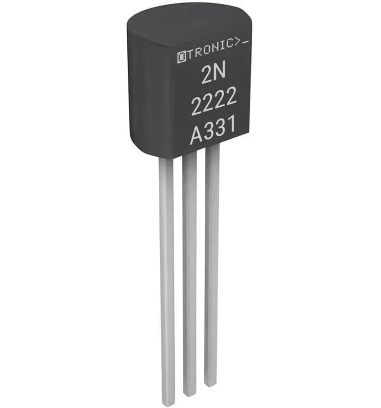 NPN-transistor 2N2222 A331 40V 600mA 200MHz 625mW TO-92